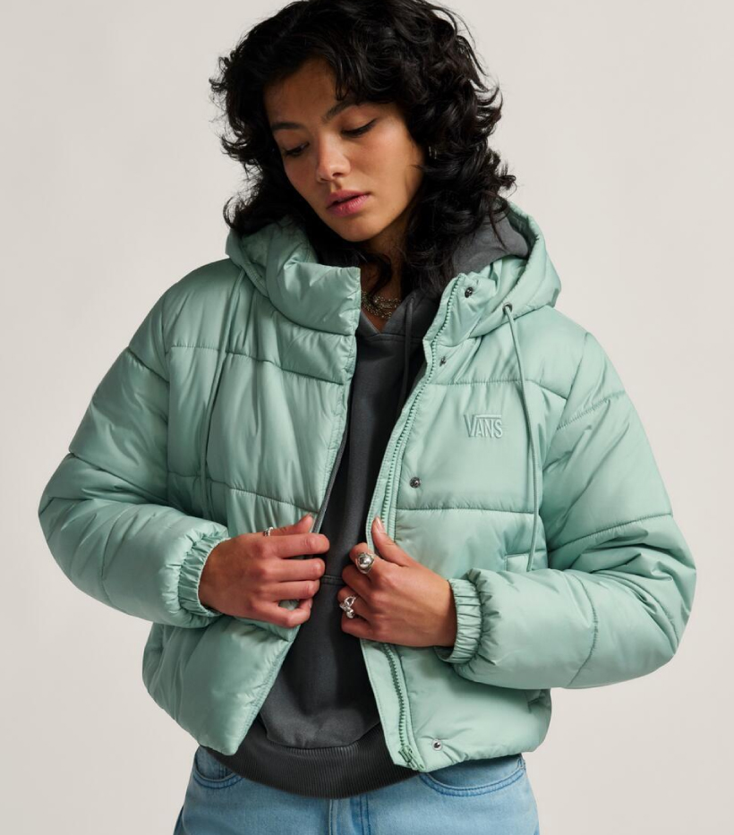 Campera Vans de mujer color verde
